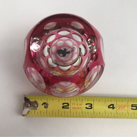 Perthshire Peter McDougall Seal Balancing Ball 1979E Faceted Vintage Paperweight - Picture 10 of 16